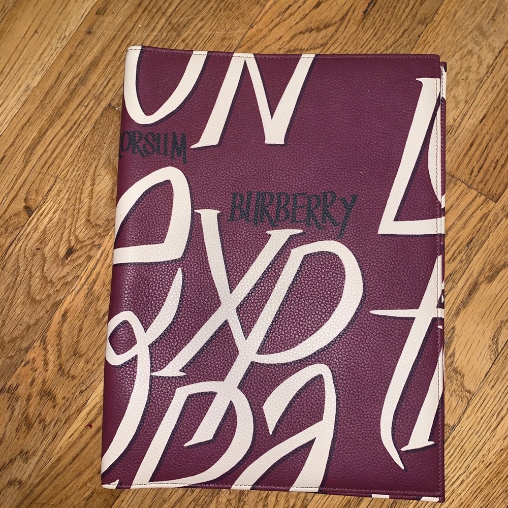 Burberry Prorsum Leather Notebook / Book cover A4